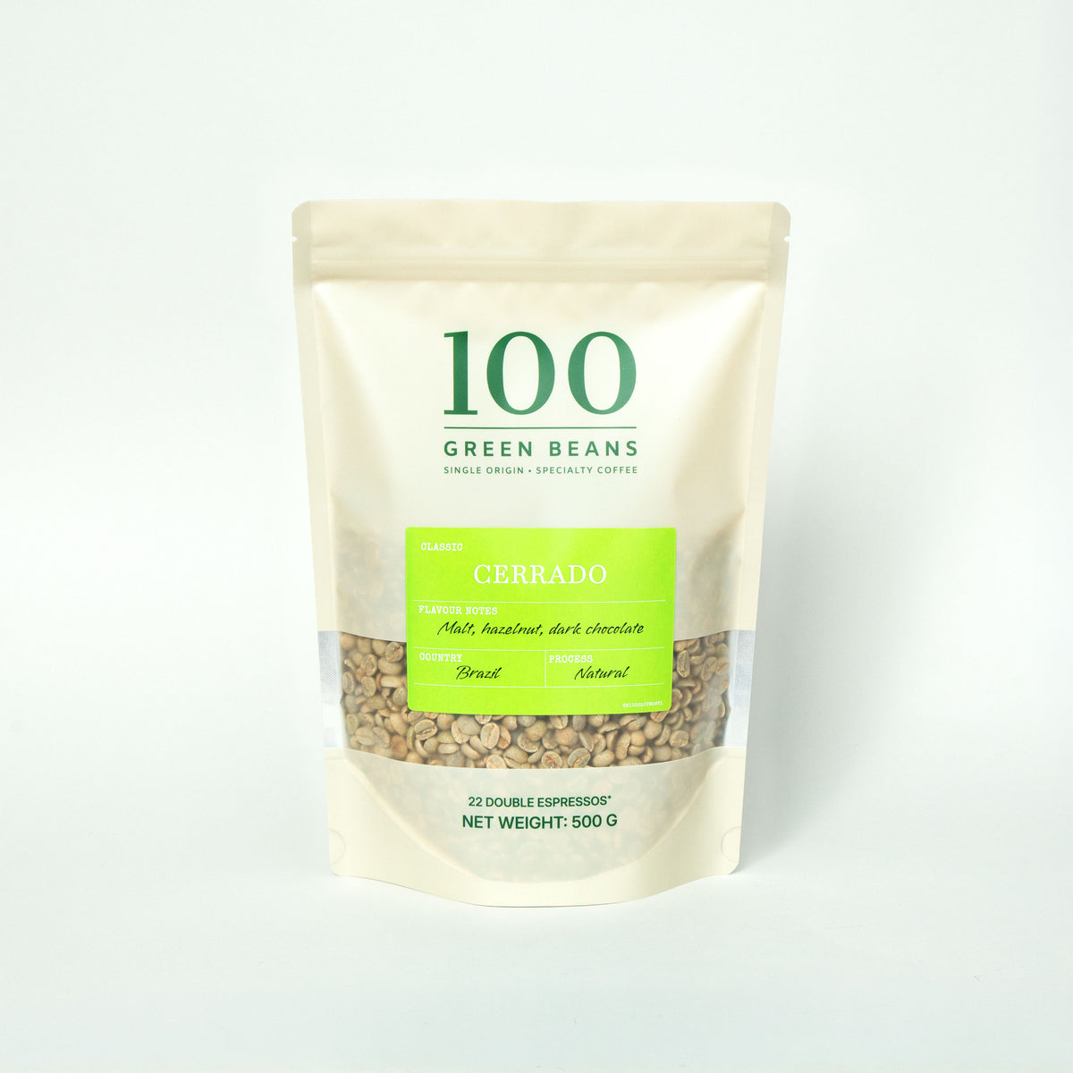 Cerrado Green Coffee Beans