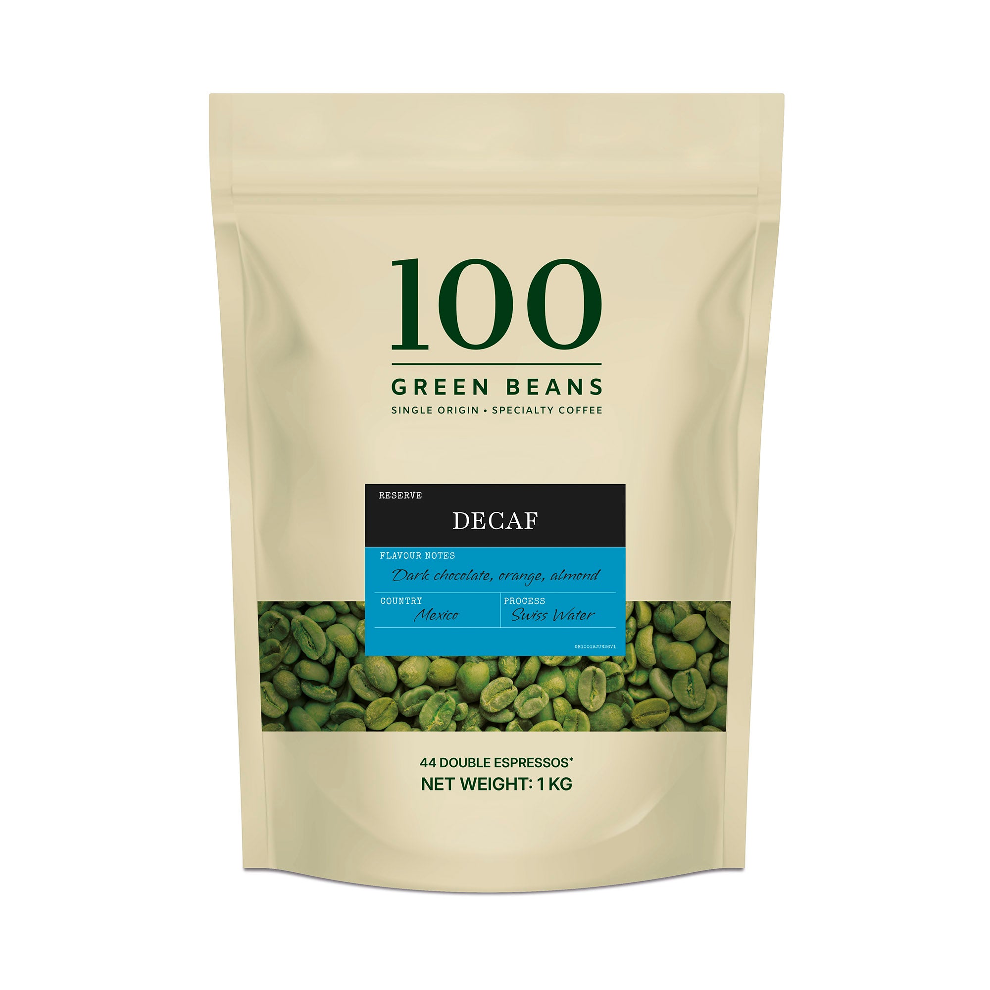 Swiss Water Decaf Green Coffee Beans