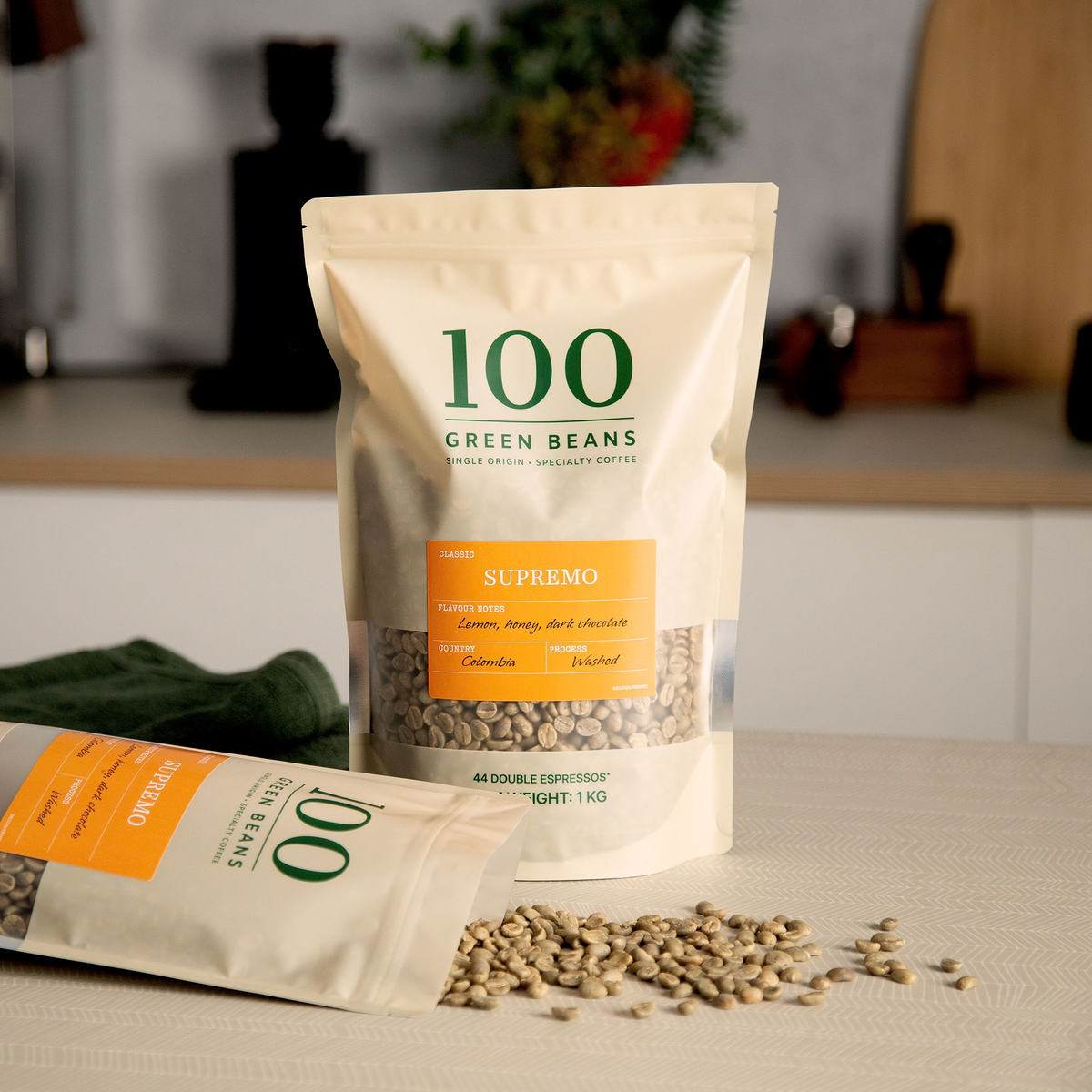 Supremo Green Coffee Beans