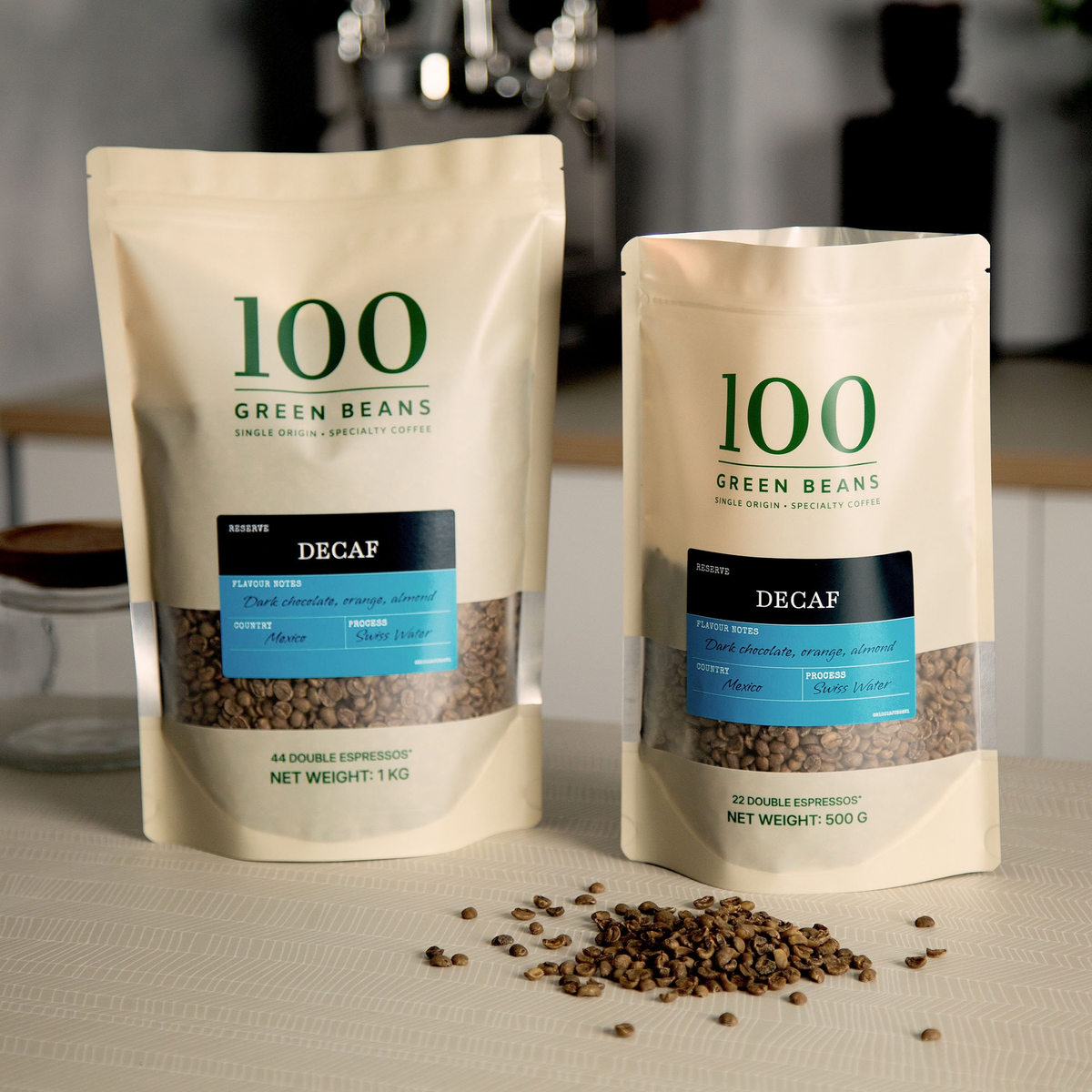 Swiss Water Decaf Green Coffee Beans