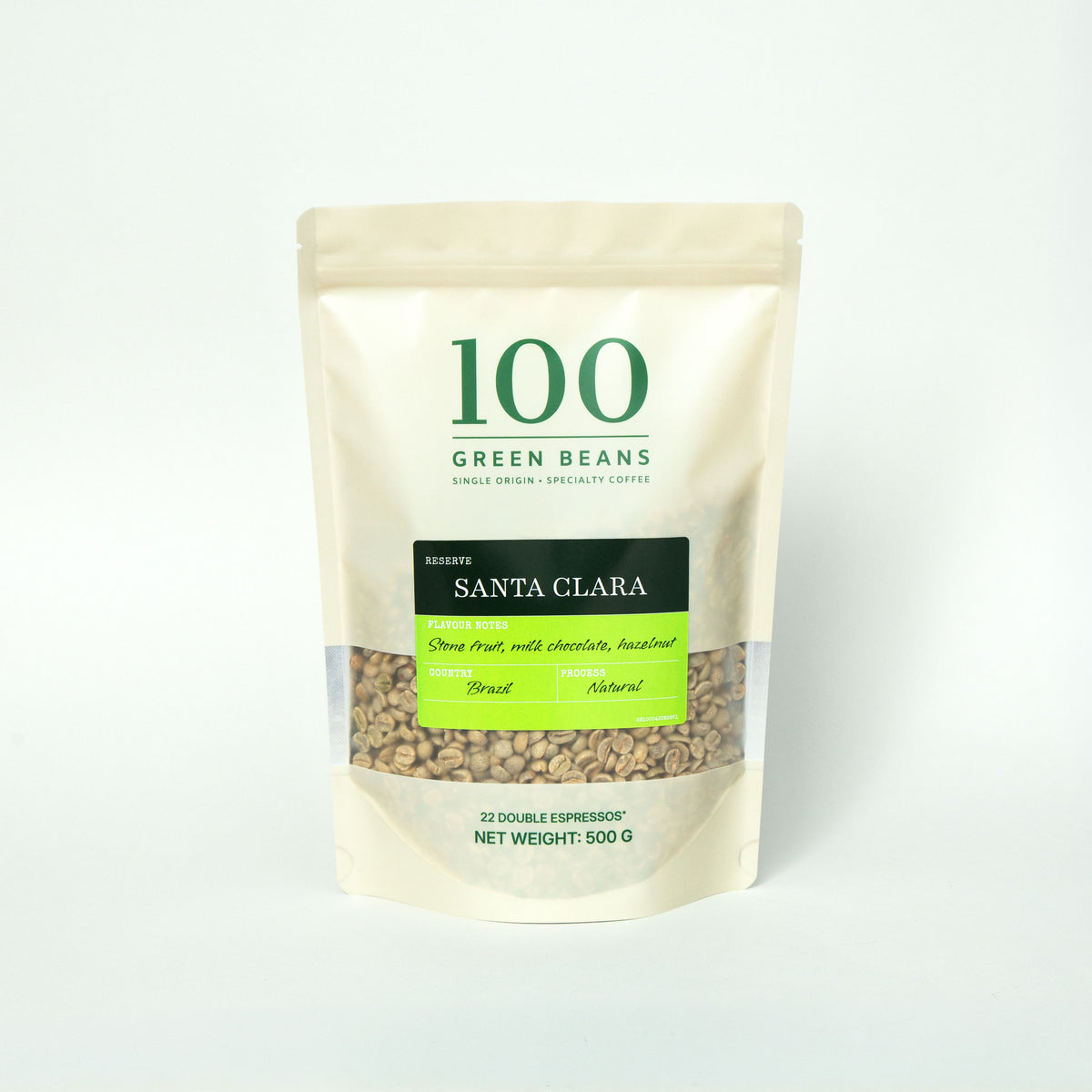 Santa Clara Green Coffee Beans