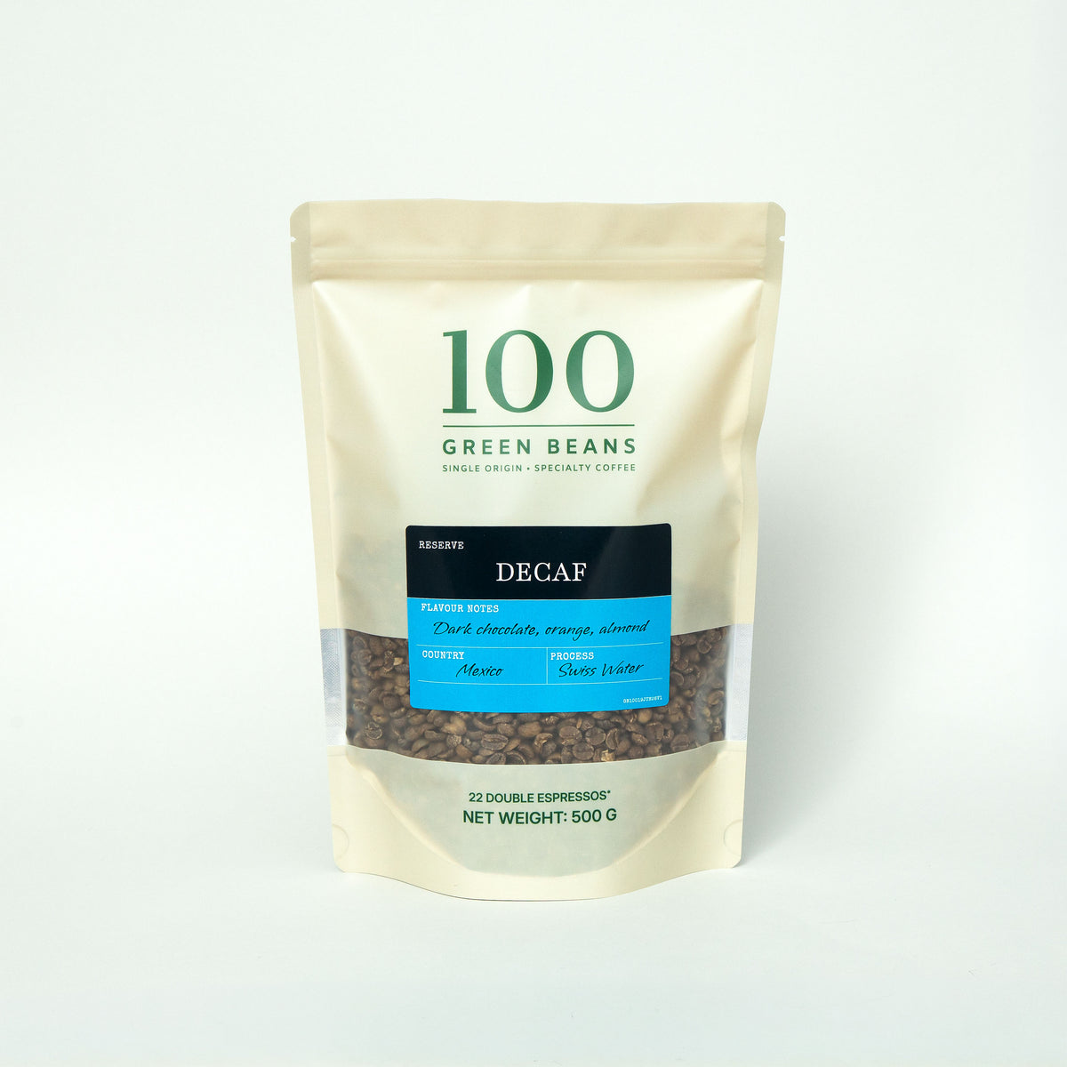 Swiss Water Decaf Green Coffee Beans