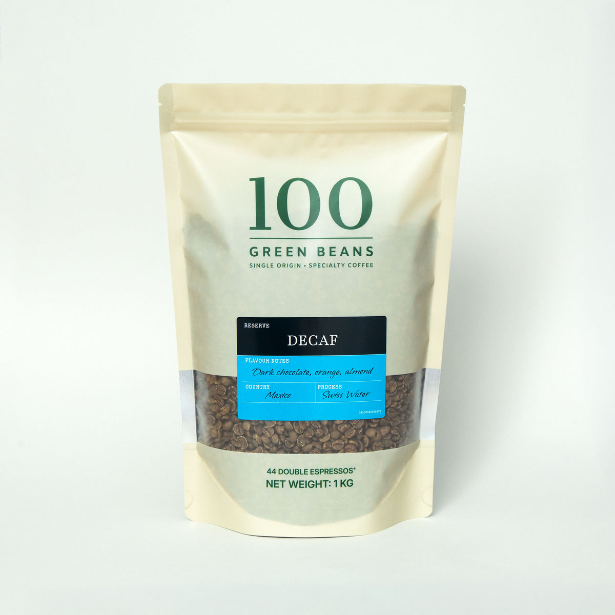Swiss Water Decaf Green Coffee Beans