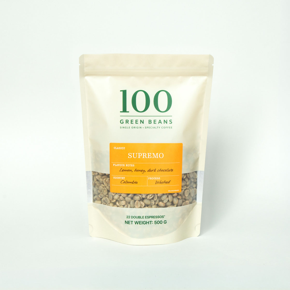 Supremo Green Coffee Beans