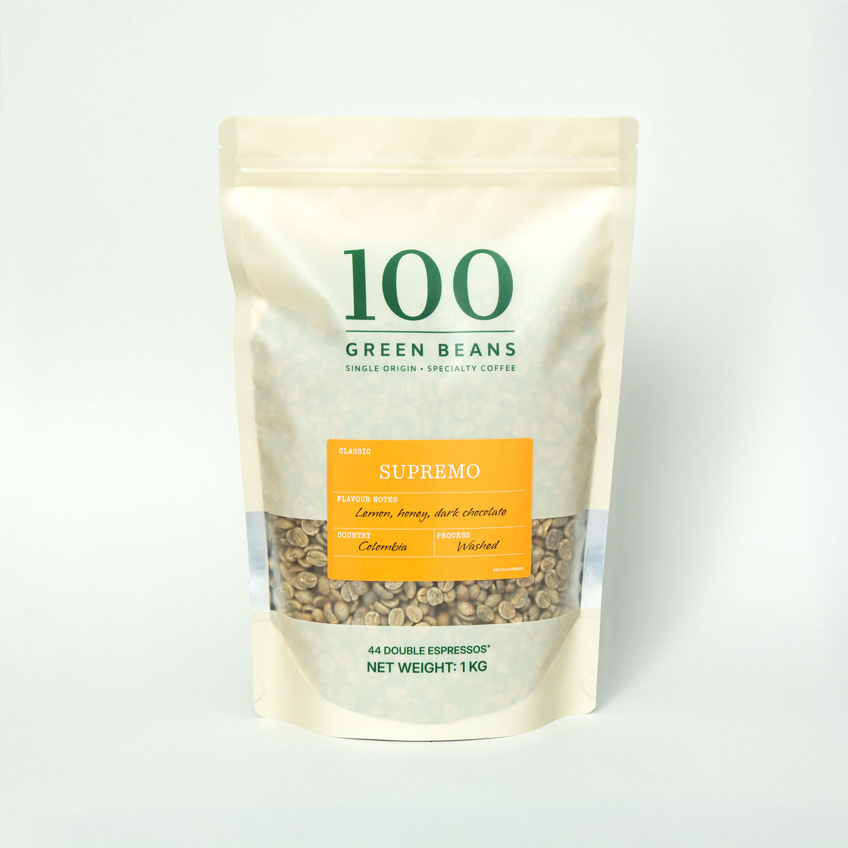 Supremo Green Coffee Beans